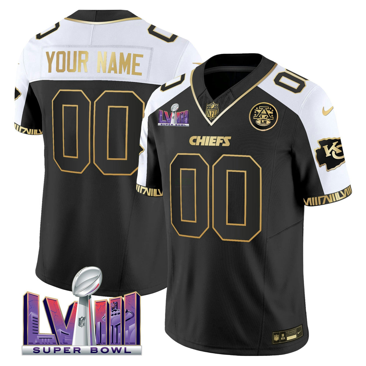 Camisa NFL Super Bowl LVIII Pattern Vapor Jersey