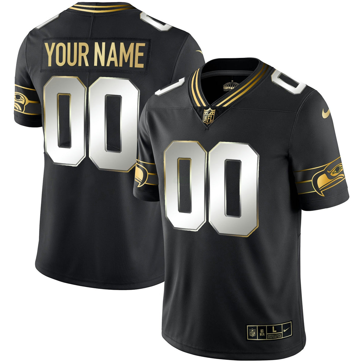 Camisa NFL Throwback & Dourada Jersey V2