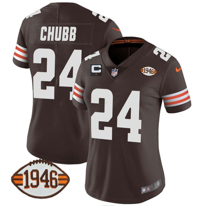 Camisa NFL Women’s 1946 75th Anniversary Patch Jersey