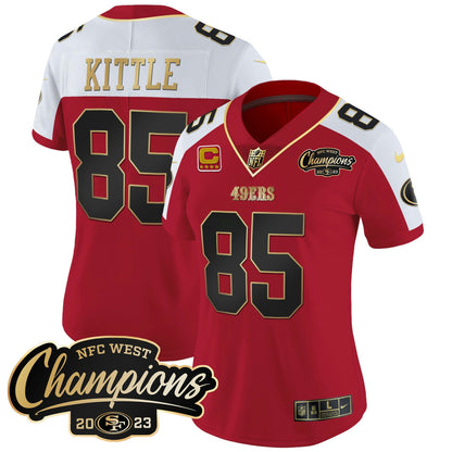 Camisa NFL Women’s 2023 NFC West Champions Patch Vapor Jersey