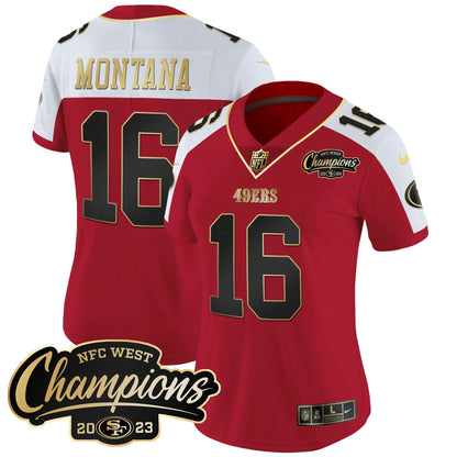 Camisa NFL Women’s 2023 NFC West Champions Patch Vapor Jersey