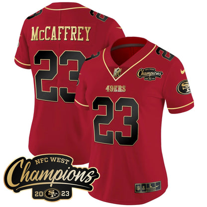 Camisa NFL Women’s 2023 NFC West Champions Patch Vapor Jersey