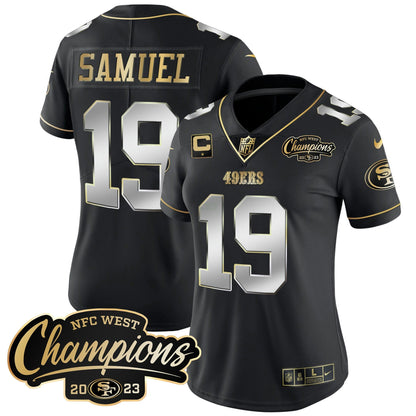 Camisa NFL Women’s 2023 NFC West Champions Patch Vapor Jersey