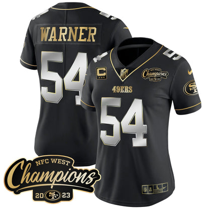 Camisa NFL Women’s 2023 NFC West Champions Patch Vapor Jersey
