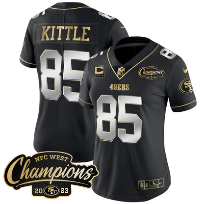 Camisa NFL Women’s 2023 NFC West Champions Patch Vapor Jersey