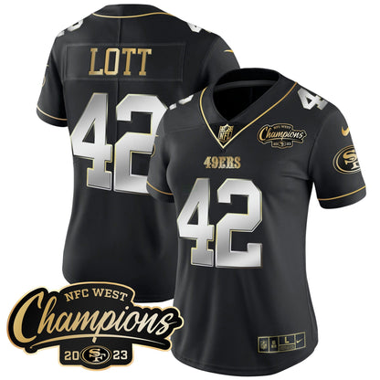 Camisa NFL Women’s 2023 NFC West Champions Patch Vapor Jersey