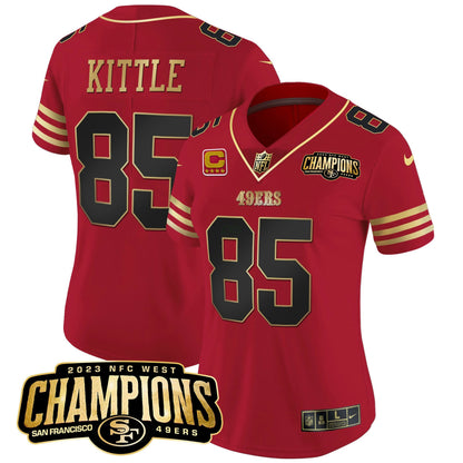 Camisa NFL Women’s 2023 NFC West Champions Patch Vapor Jersey V2
