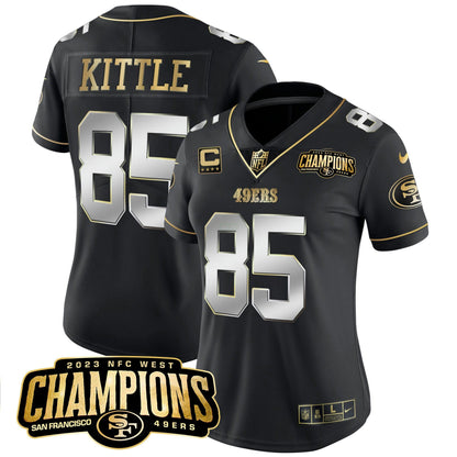 Camisa NFL Women’s 2023 NFC West Champions Patch Vapor Jersey V2