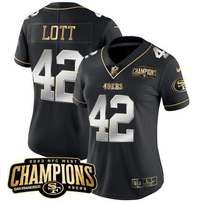 Camisa NFL Women’s 2023 NFC West Champions Patch Vapor Jersey V2
