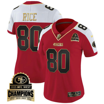 Camisa NFL Women’s 2023 NFC West Champions Patch Vapor Jersey V4