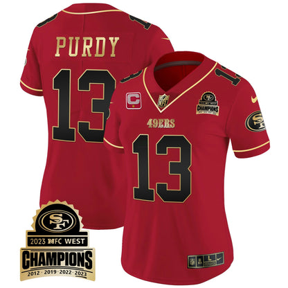 Camisa NFL Women’s 2023 NFC West Champions Patch Vapor Jersey V4