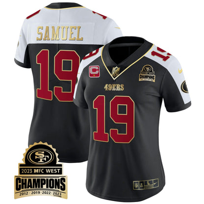 Camisa NFL Women’s 2023 NFC West Champions Patch Vapor Jersey V4