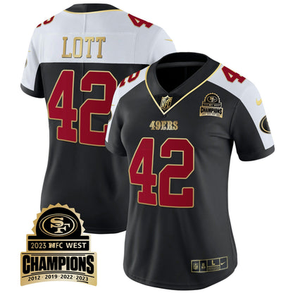 Camisa NFL Women’s 2023 NFC West Champions Patch Vapor Jersey V4