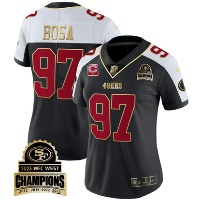 Camisa NFL Women’s 2023 NFC West Champions Patch Vapor Jersey V4