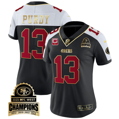 Camisa NFL Women’s 2023 NFC West Champions Patch Vapor Jersey V4