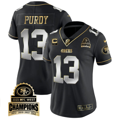 Camisa NFL Women’s 2023 NFC West Champions Patch Vapor Jersey V4