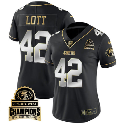 Camisa NFL Women’s 2023 NFC West Champions Patch Vapor Jersey V4