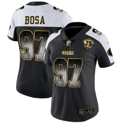 Camisa NFL San Francisco 49ers Women’s Arch Smoke Vapor Jersey