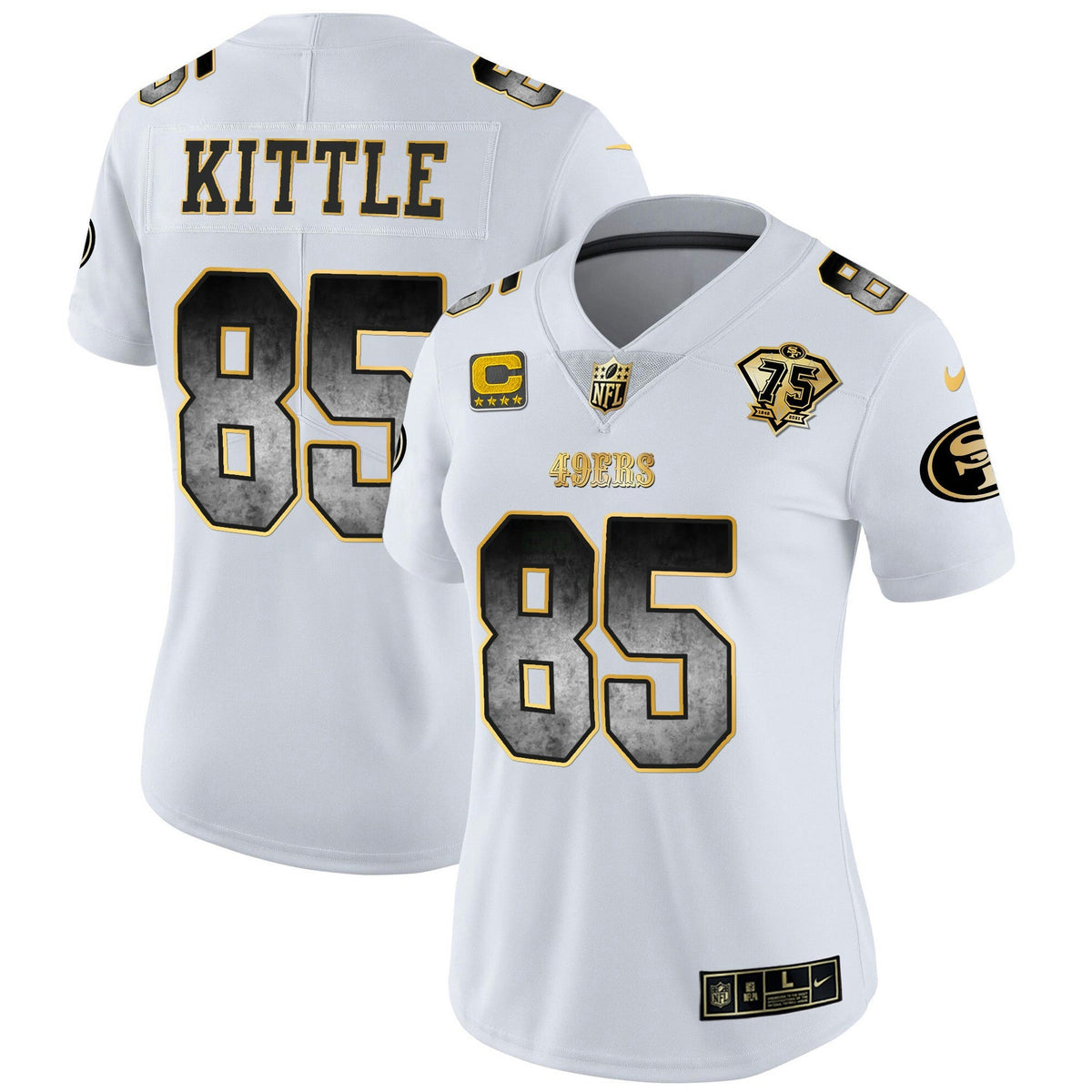 Camisa NFL San Francisco 49ers Women’s Arch Smoke Vapor Jersey