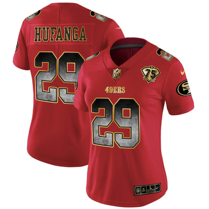 Camisa NFL San Francisco 49ers Women’s Arch Smoke Vapor Jersey