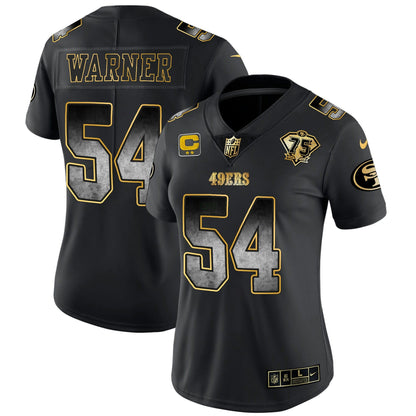 Camisa NFL San Francisco 49ers Women’s Arch Smoke Vapor Jersey
