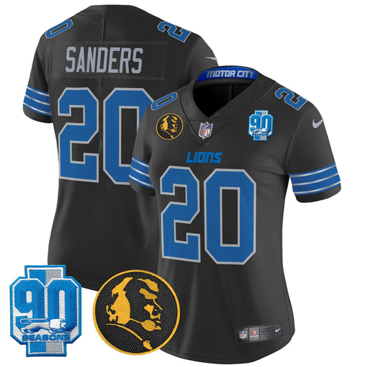 Camisa NFL Women’s Detroit 2024 90th & John Madden Patch Vapor Limited Jersey