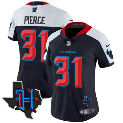 Camisa NFL Women’s Houston 2024 Texas Patch Vapor Limited Jersey