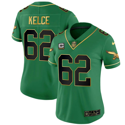 Camisa NFL Women’s Kelly Verde Dourada Jersey