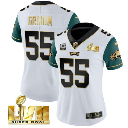 Camisa NFL Women’s Super Bowl LVII Dourada Vapor Jersey