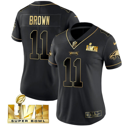 Camisa NFL Women’s Super Bowl LVII Dourada Vapor Jersey