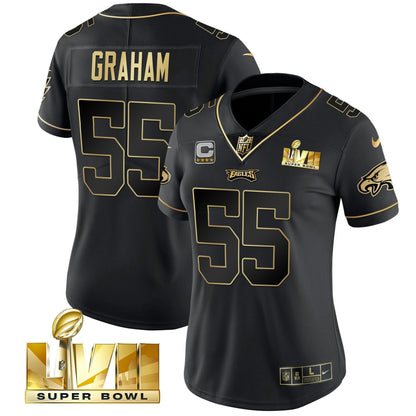 Camisa NFL Women’s Super Bowl LVII Dourada Vapor Jersey