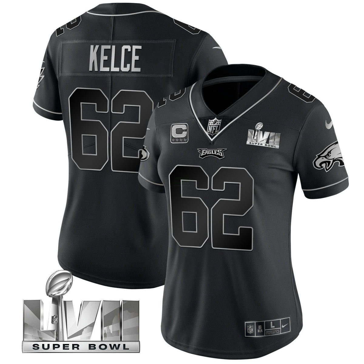 Camisa NFL Women’s Super Bowl LVII Dourada Vapor Jersey