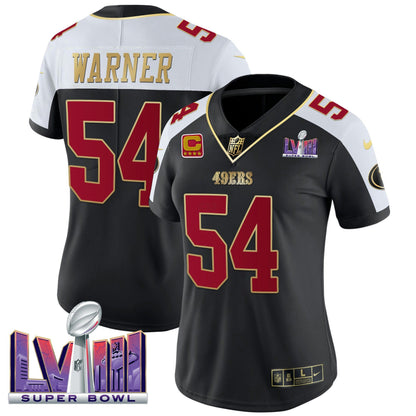 Camisa NFL Women’s Super Bowl LVIII Patch Vapor Jersey