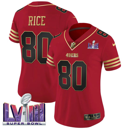 Camisa NFL Women’s Super Bowl LVIII Patch Vapor Jersey