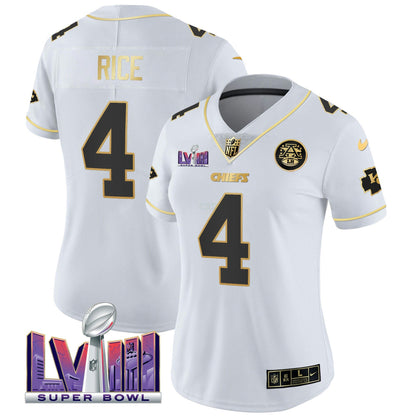 Camisa NFL Women’s Super Bowl LVIII Patch Vapor Jersey V4