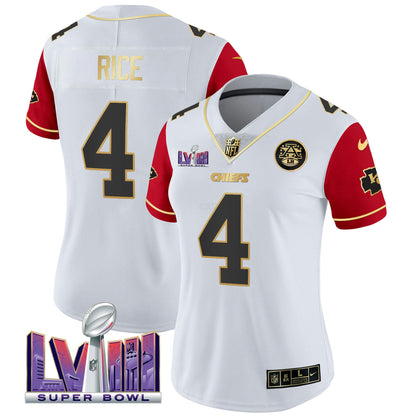 Camisa NFL Women’s Super Bowl LVIII Patch Vapor Jersey V4