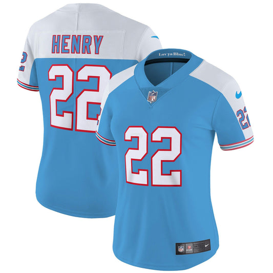 Camisa NFL Tennessee Titans Women’s Throwback Limited Vapor Jersey