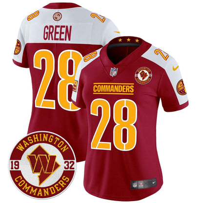 Camisa NFL Women’s Washington 2024 Vapor Limited Jersey – Est. 1932 Patch