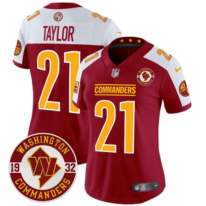 Camisa NFL Women’s Washington 2024 Vapor Limited Jersey – Est. 1932 Patch