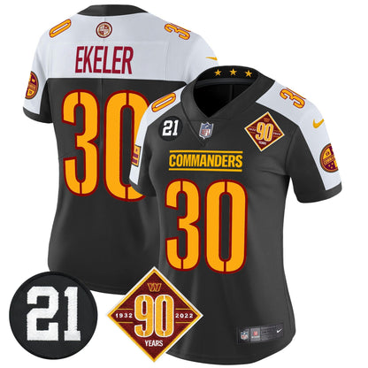 Camisa NFL Women’s Washington 90th & Sean Taylor Patch Vapor Limited Jersey