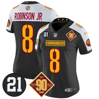 Camisa NFL Women’s Washington 90th & Sean Taylor Patch Vapor Limited Jersey