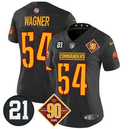 Camisa NFL Women’s Washington 90th & Sean Taylor Patch Vapor Limited Jersey