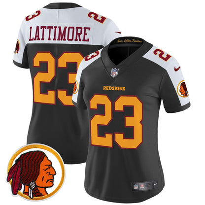 Camisa NFL Washington Commanders Women’s Washington Redskins Throwback Vapor Limited Jersey V2