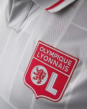 Camisa Lyon III 25/26 - Torcedor Adidas Masculina - Cinza e vermelha
