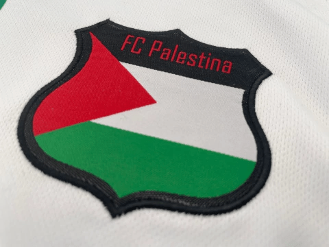 Camisa Palestina 2023/24 (Club Desportivo Palestino) - Torcedor Masculina - Branca - DA Sports Oficial