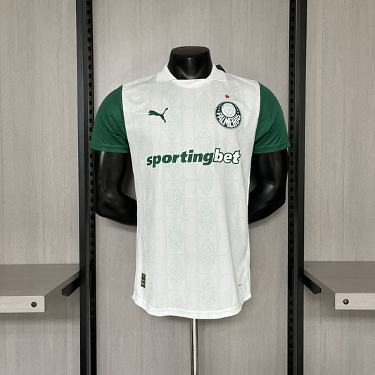 Camisa Palmeiras Jogador AWAY 2025 - Branca - DA Sports Oficial