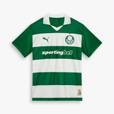 Camisa Palmeiras Listrada Verde+Branco Avanti 2025/26 Masculina