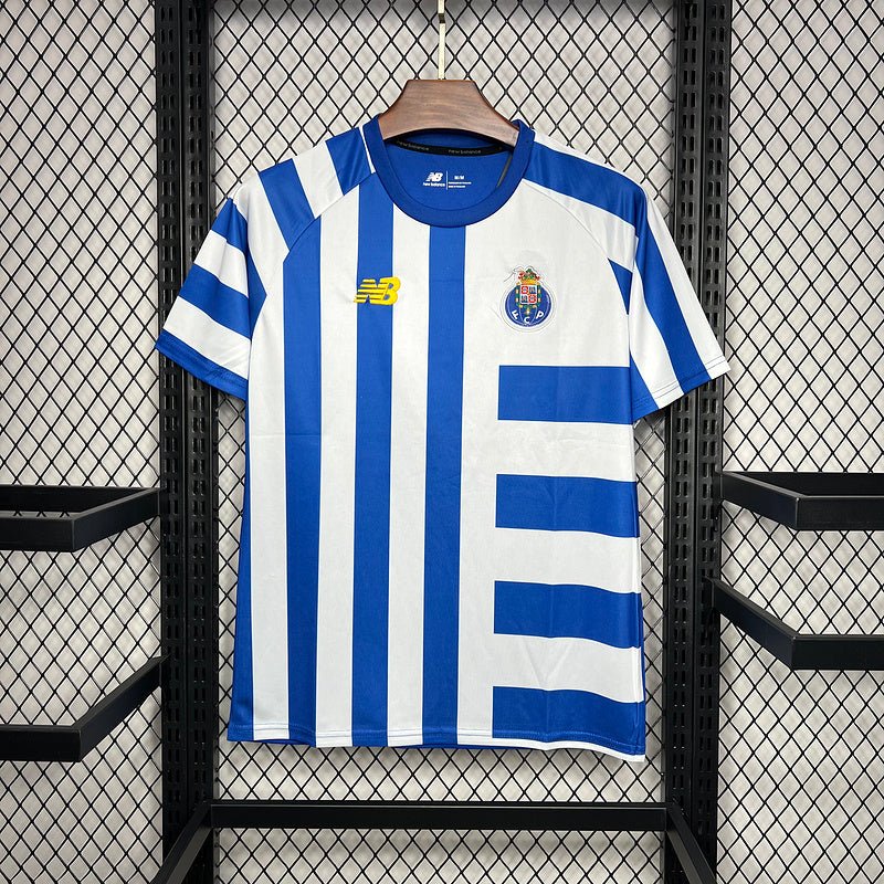 Camisa Porto Pré - Jogo 24/25 - Listrada Branca e Azul - DA Sports Oficial