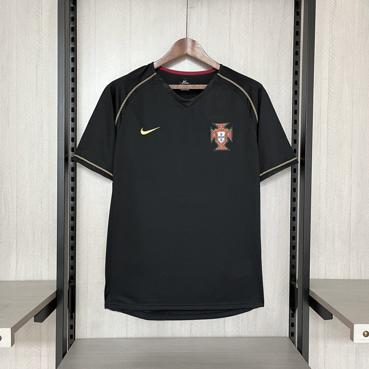 Camisa Portugal Retrô 2006 Preta - DA Sports Oficial