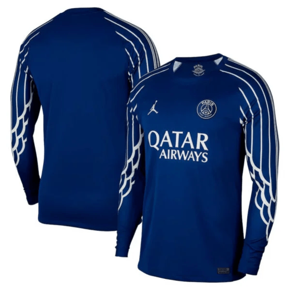 Camisa PSG Jordan Azul 2024/25 Fourth IV Manga Longa - DA Sports Oficial
